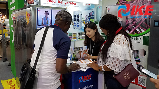 IKE in commercial food dehydrator exhibition in may 2018